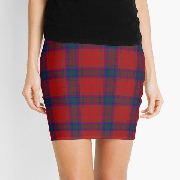 MacDougall tartan mini skirt