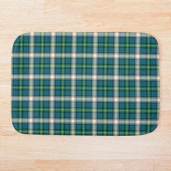 MacDowall tartan floor mat
