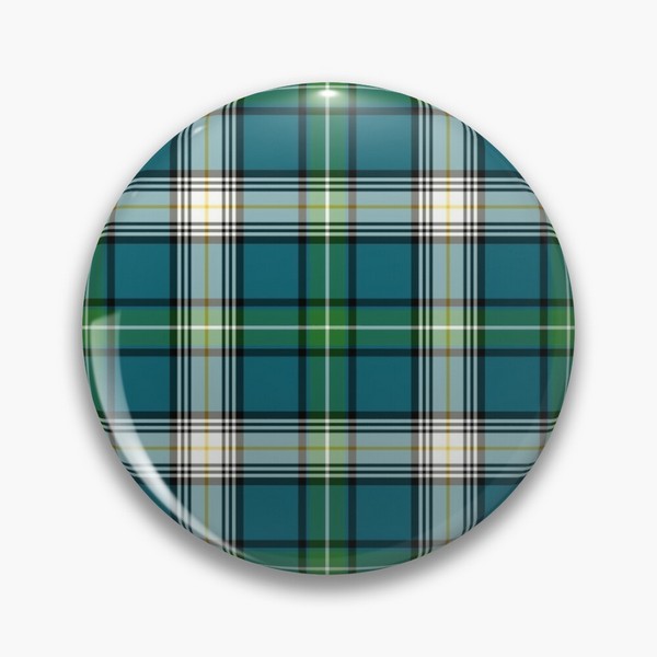 MacDowall tartan pinback button