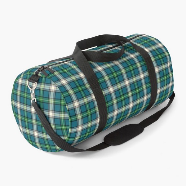 MacDowall tartan duffle bag