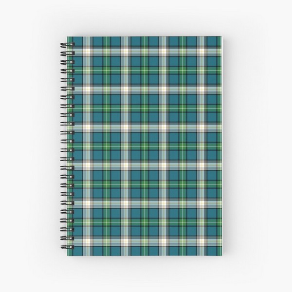 MacDowall tartan spiral notebook