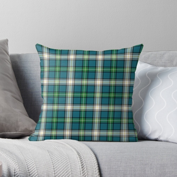 MacDowall tartan throw pillow