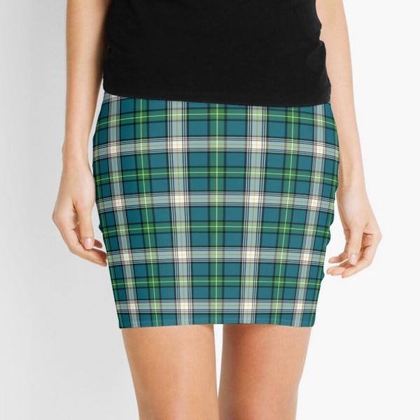 MacDowall tartan mini skirt