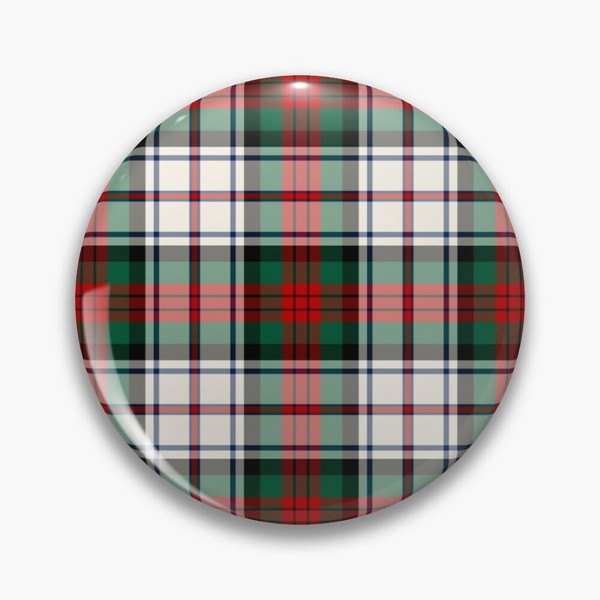 MacDuff Dress tartan pinback button