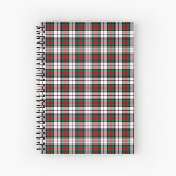 MacDuff Dress tartan spiral notebook