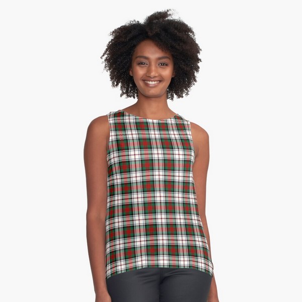 MacDuff Dress tartan sleeveless top