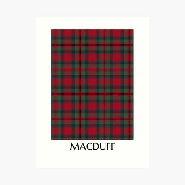 MacDuff tartan art print