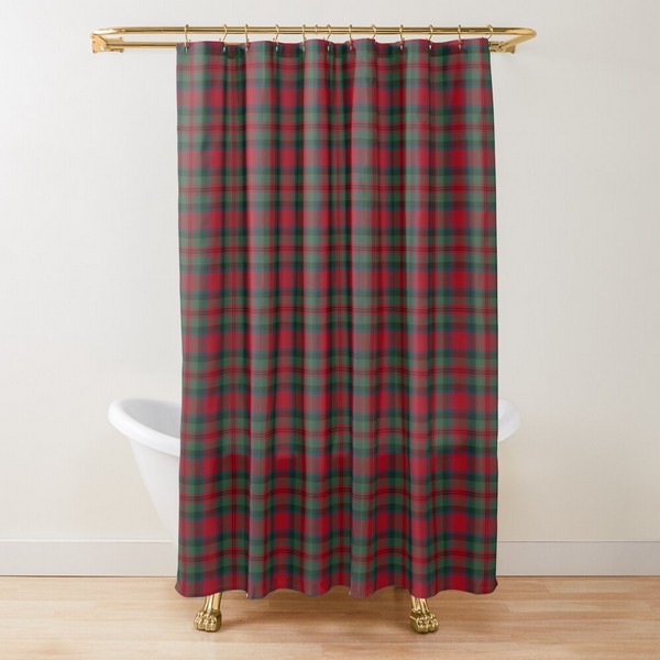 MacDuff tartan shower curtain