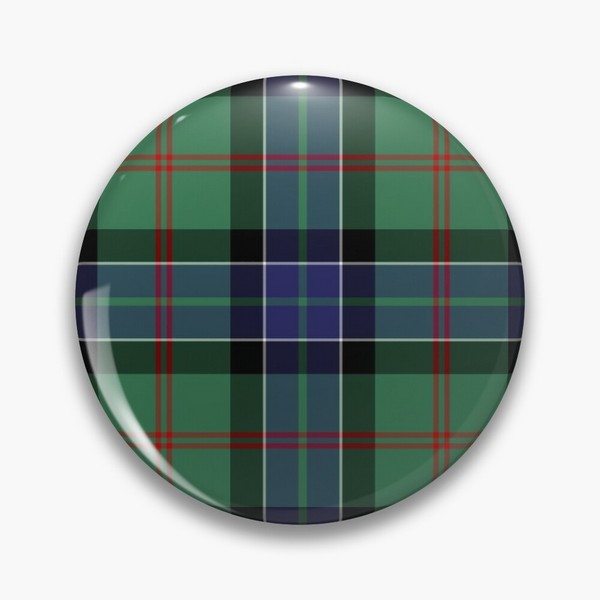 MacFadzean tartan pinback button