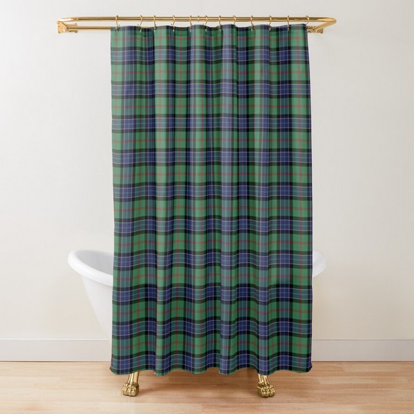 MacFadzean tartan shower curtain