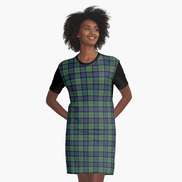 MacFadzean tartan tee shirt dress