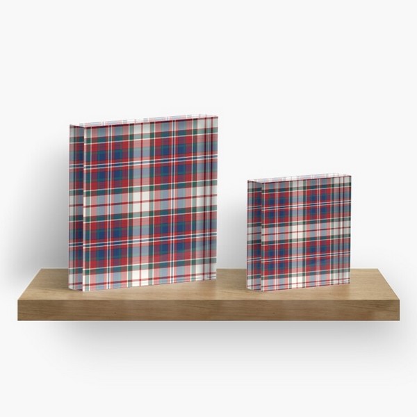 MacFarlane Dress tartan acrylic block