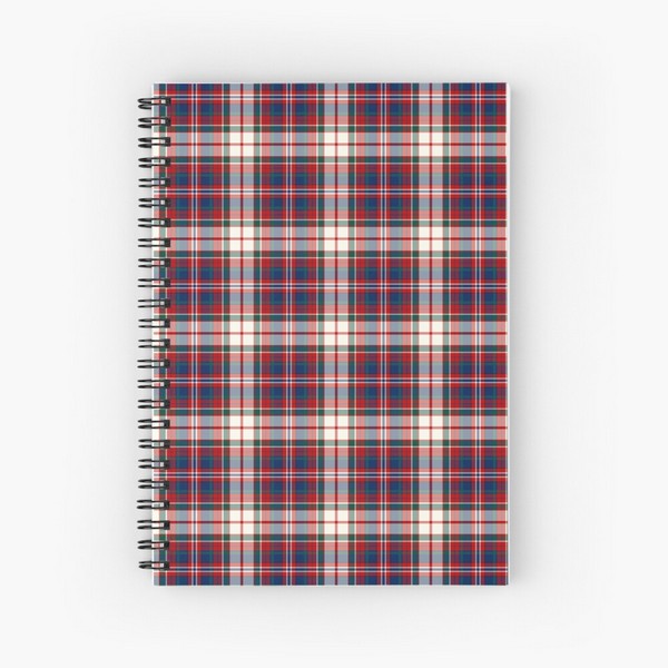 MacFarlane Dress tartan spiral notebook