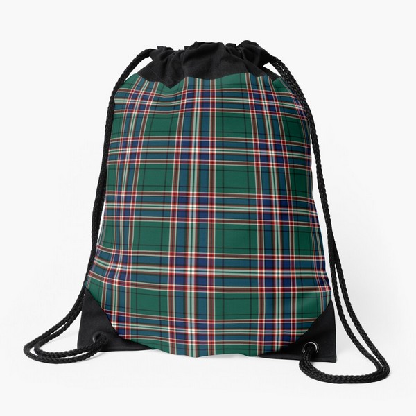 MacFarlane Hunting tartan drawstring bag