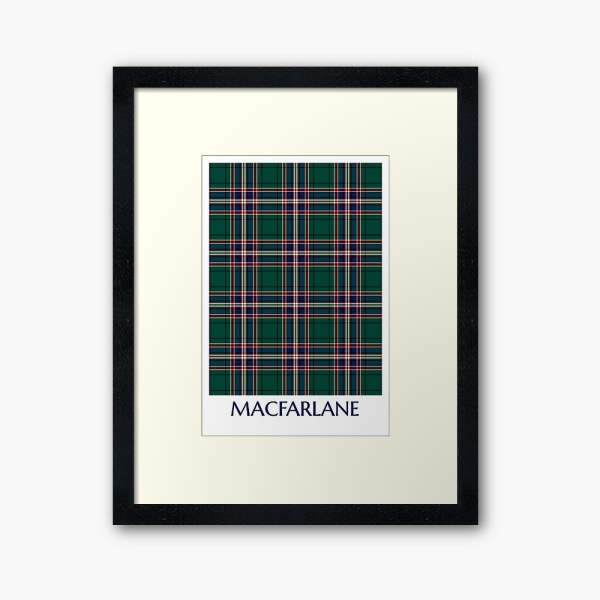 Clan MacFarlane Hunting Tartan Framed Print