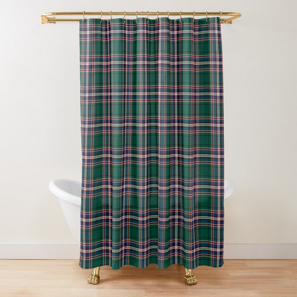MacFarlane Hunting tartan shower curtain