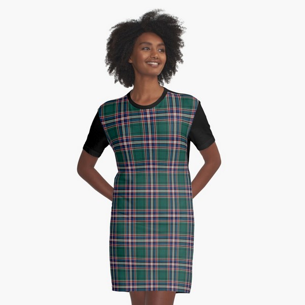 MacFarlane Hunting tartan tee shirt dress