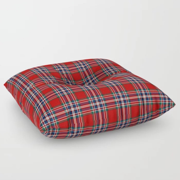 MacFarlane tartan floor pillow