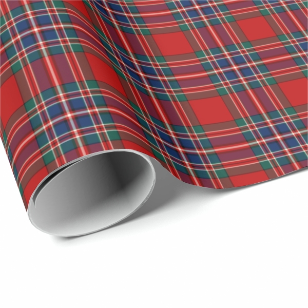 MacFarlane tartan wrapping paper