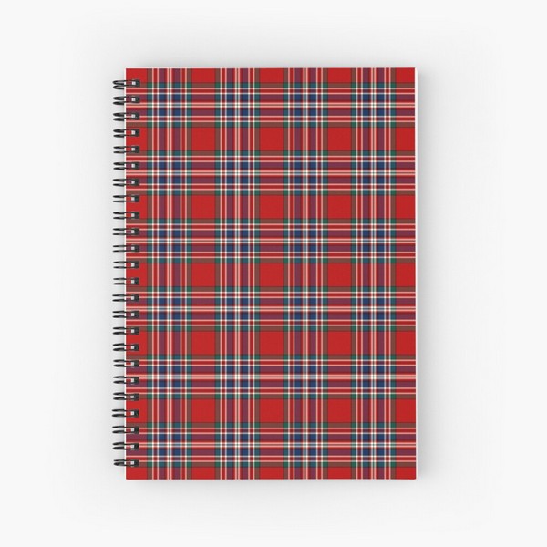 MacFarlane tartan spiral notebook