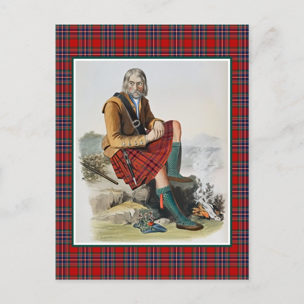 MacFarlane tartan postcard