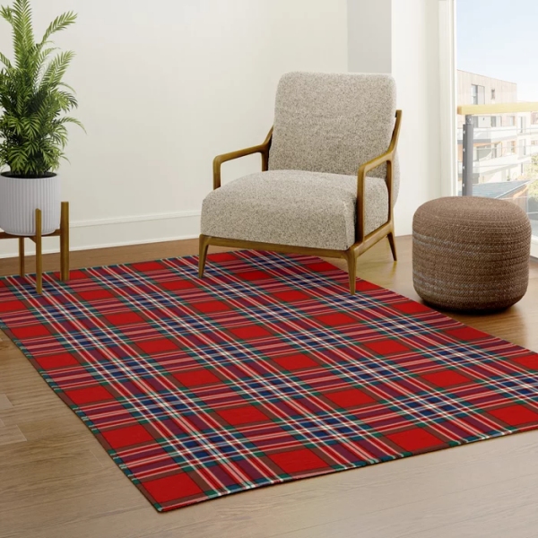 MacFarlane tartan area rug