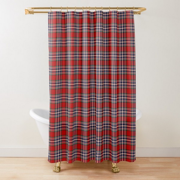 MacFarlane tartan shower curtain