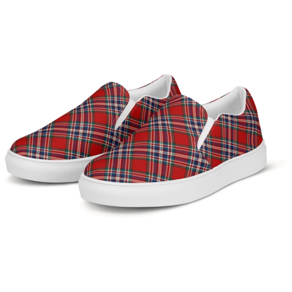 Clan MacFarlane Tartan Slip-On Shoes