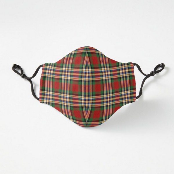 MacGill tartan fitted face mask
