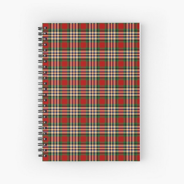 MacGill tartan spiral notebook