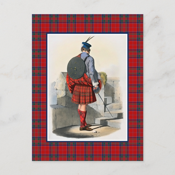 MacGillivray tartan postcard