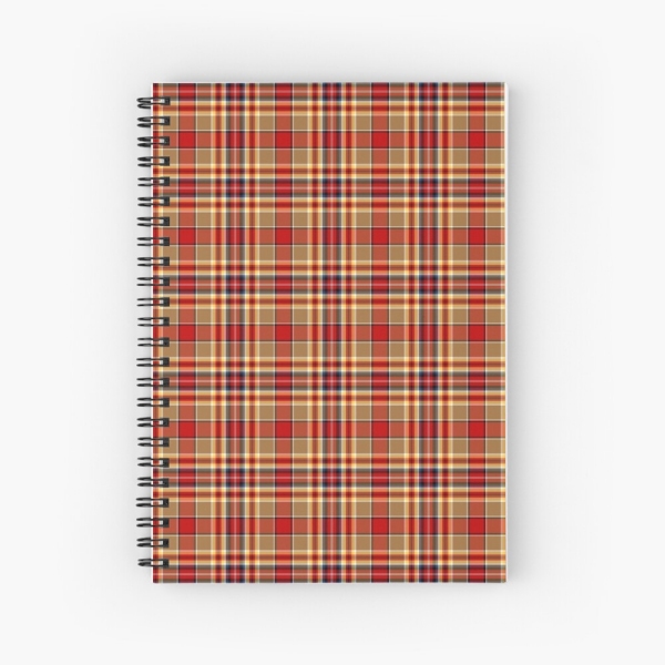MacGlashan tartan spiral notebook