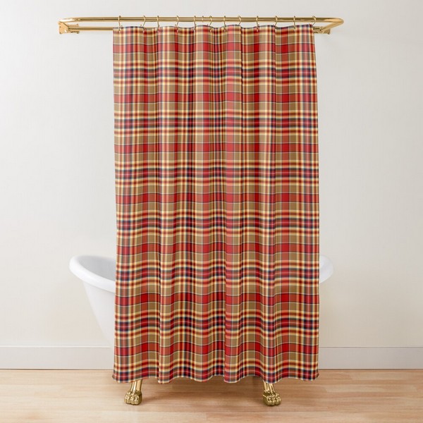 MacGlashan tartan shower curtain