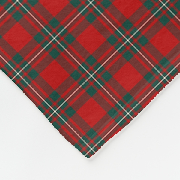 MacGregor tartan fleece blanket