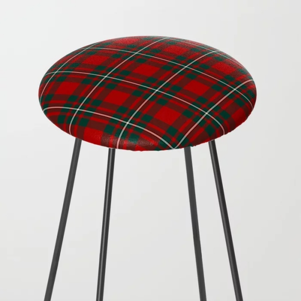 MacGregor tartan counter stool