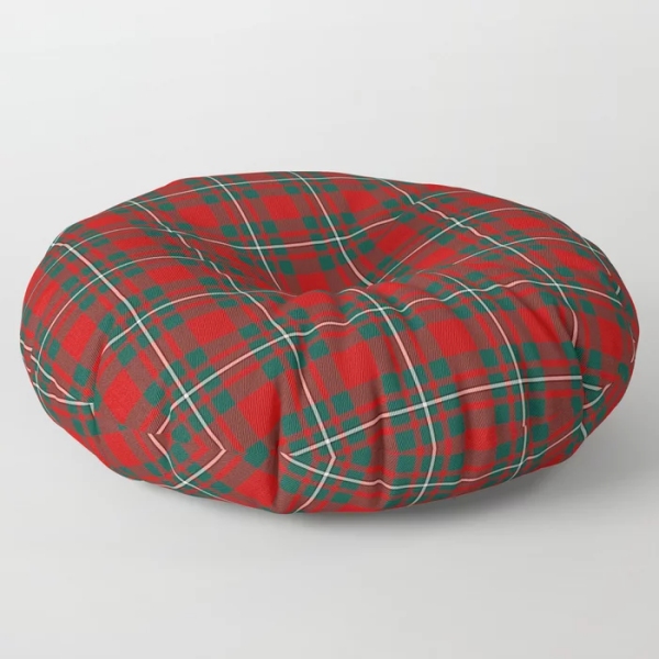 MacGregor tartan floor pillow