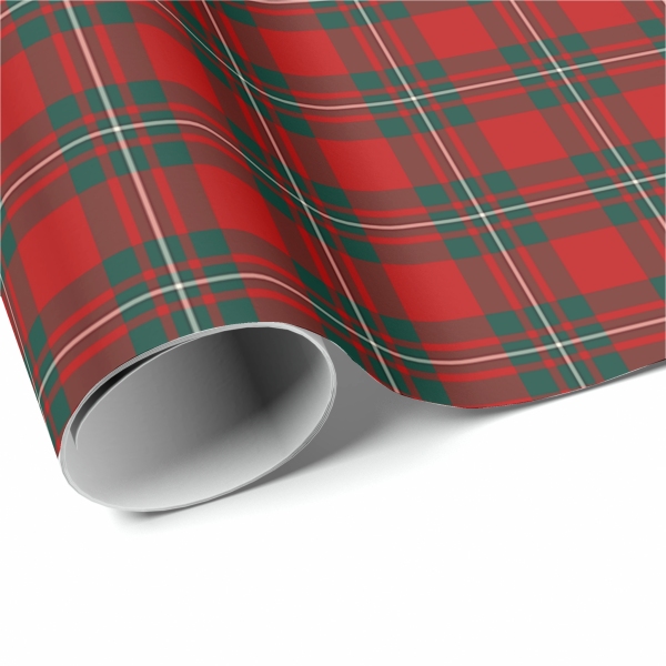 MacGregor tartan wrapping paper