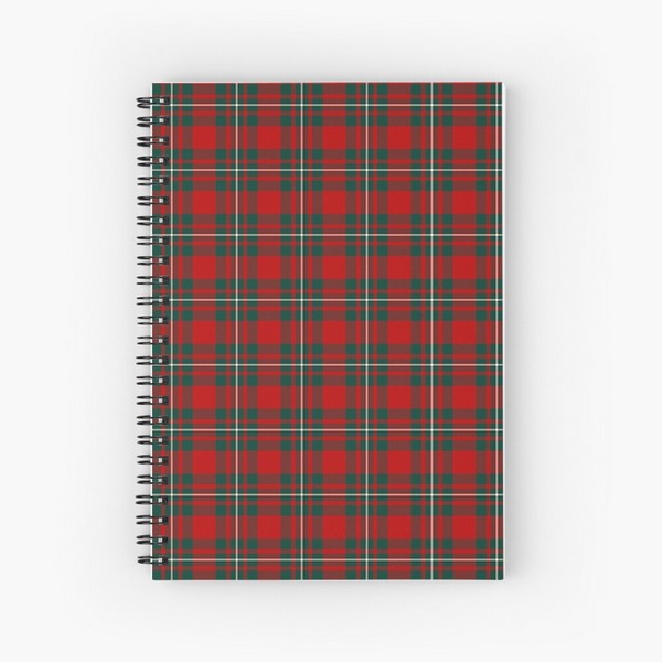 MacGregor tartan spiral notebook