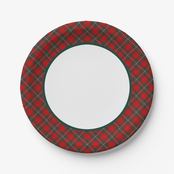 Clan MacGregor Tartan Paper Plates