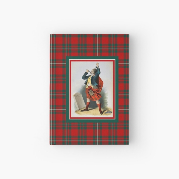 MacGregor vintage portrait with tartan hardcover journal