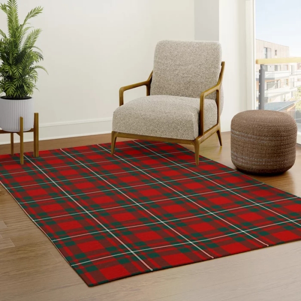 MacGregor tartan area rug