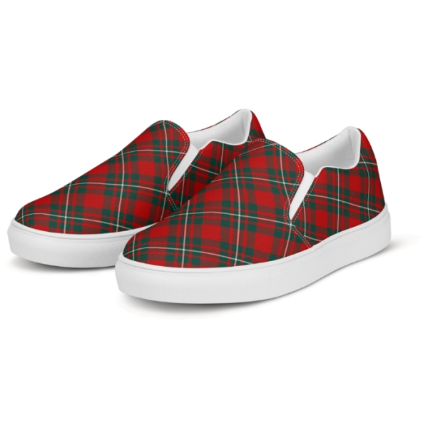 MacGregor tartan men's slip-on shoes