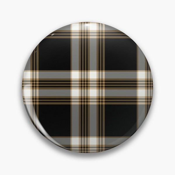 MacGuinness tartan pinback button