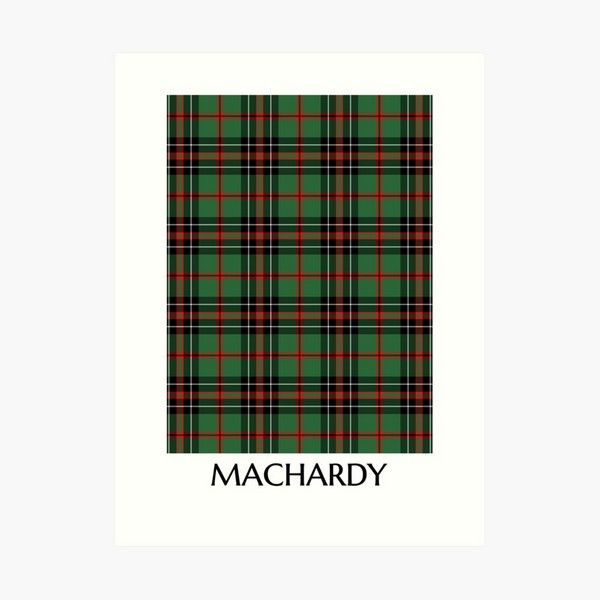 MacHardy tartan art print