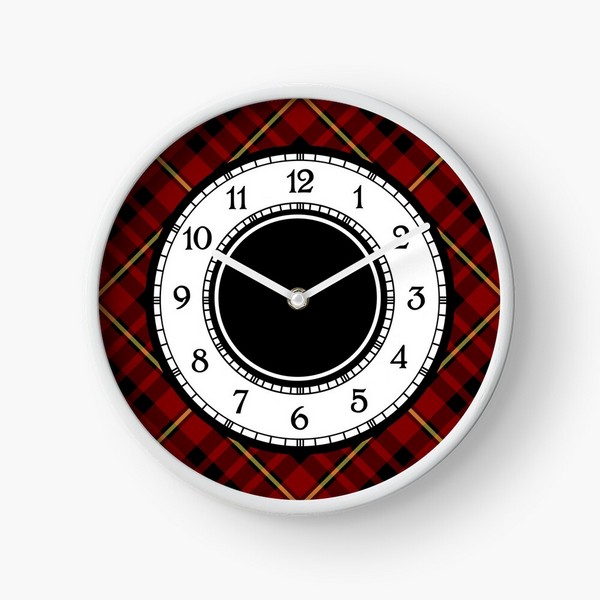 MacIan tartan wall clock