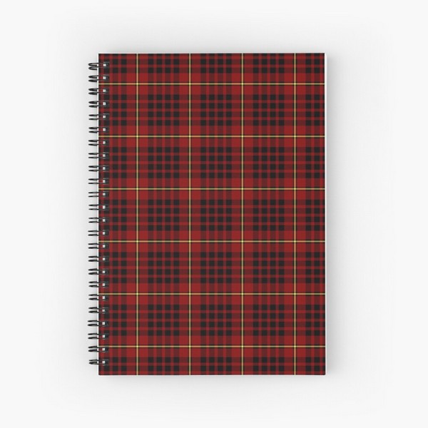 MacIan tartan spiral notebook