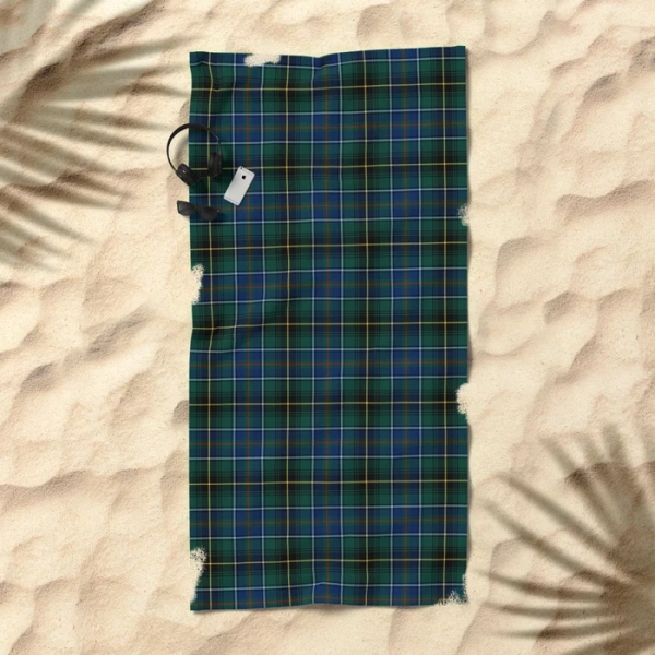 MacInnes tartan beach towel