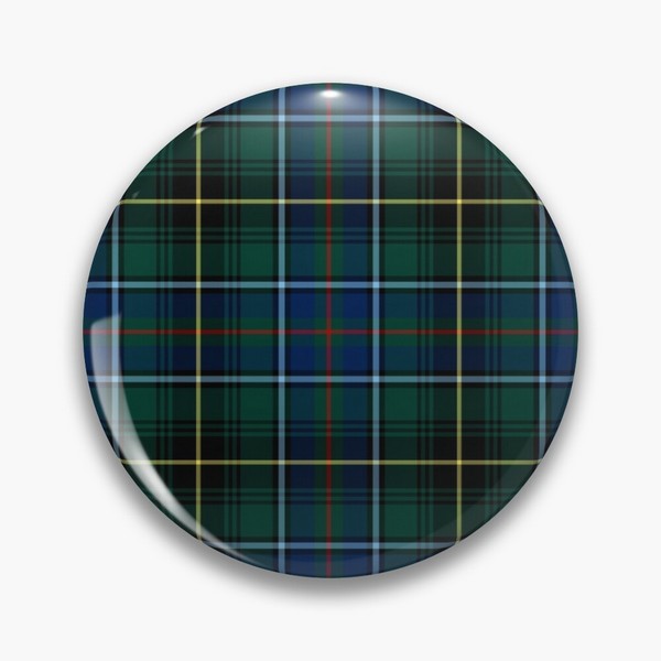 MacInnes tartan pinback button