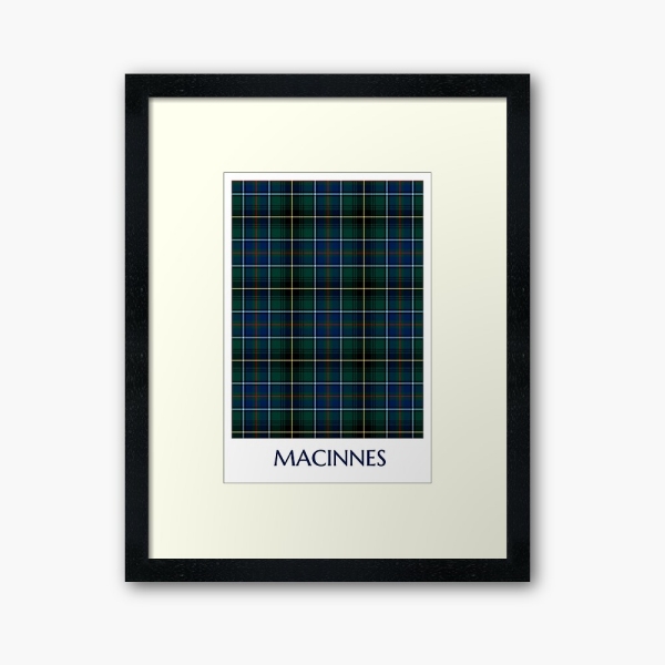 Clan MacInnes Tartan Framed Print