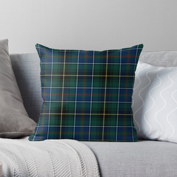 MacInnes tartan throw pillow